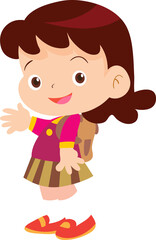 children or kids cartoon character