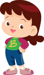 children or kids cartoon character