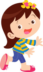children or kids cartoon character