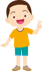 children or kids cartoon character