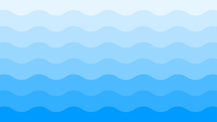 Wavy fluid ocean blue banner background design vector.