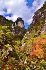 Obraz premium 御岳昇仙峡 秋景色