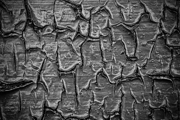 cracked paint on the old wall, texture
