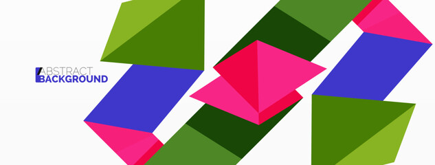 Creative geometric wallpaper. Abstract ribbon style line composition. Techno business template for wallpaper, banner, background or landing