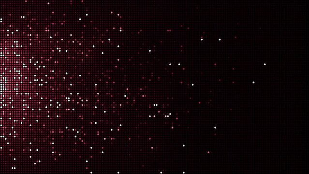 サイバー パーティクル ドット 電光 BG07_RED