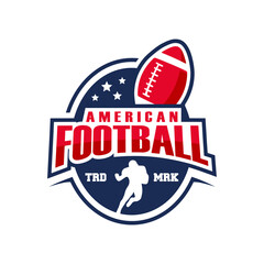 logo american football template illustration