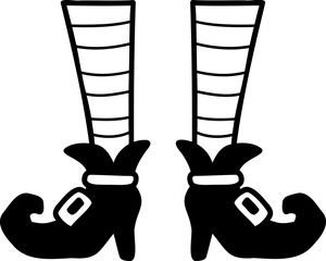 Halloween illustration on transparent background