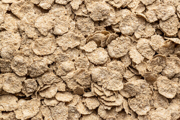 Whole grain cereal flakes. Wholegrain breakfast cereals.