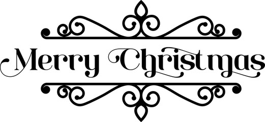 Christmas illustration on transparent background