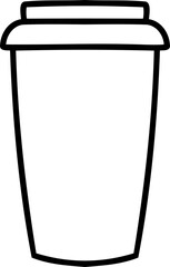 coffee illustration on transparent background