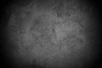 Old wall texture cement dark black gray  background abstract grey color design are light with white gradient background.