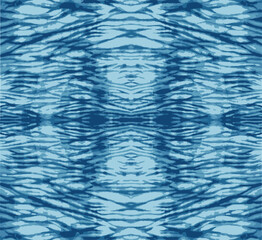 Tie-dyed fabric pattern, blue and white tones in a simuless pattern vector, can be used as a background or a shirt pattern.
vector tie-dye pattern.