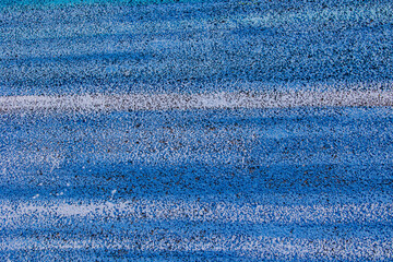 l blue painted abstract urban background