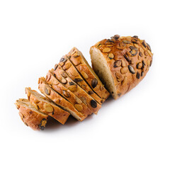 Fresh healthy organic baked pumpkin seed bread