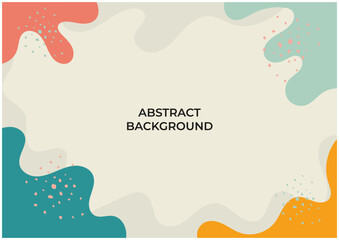 Fototapeta na wymiar aesthetic colorful abstract background template