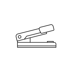stapler icon in line style icon, isolated on white background