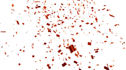 Shiny Red confetti