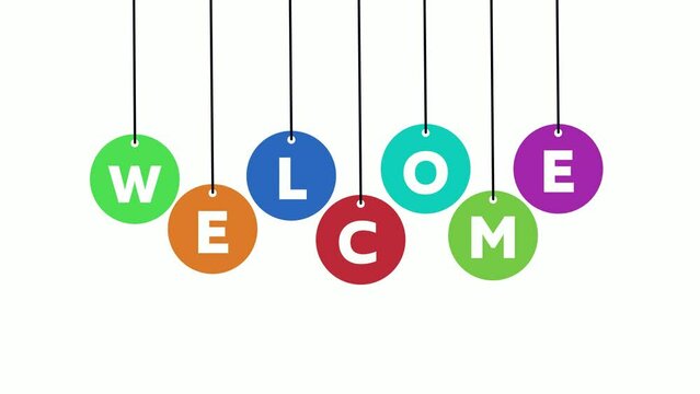 welcome animation background