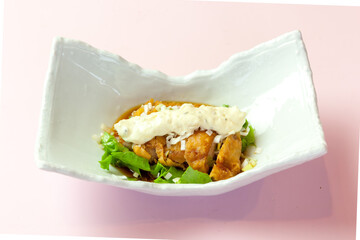 油淋鶏（ユーリンチー）をタルタルソースで