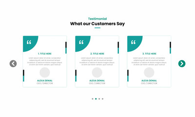 Creative Quote, Testimonials in message bubbles UI design for website, mobile app. Infographic template.