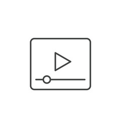 Video play icons  symbol vector elements for infographic web