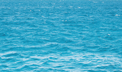 Beautiful texture of blue sea water