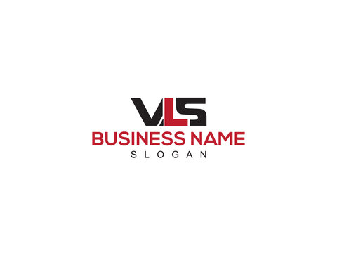 Monogram VLS Logo Letter Vector Art, Colorful VL vls Logo Icon Design With Three Letter For Your Brand