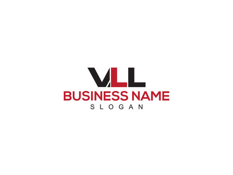Monogram VLL Logo Letter Vector Art, Colorful VL vll Logo Icon Design With Three Letter For Your Brand