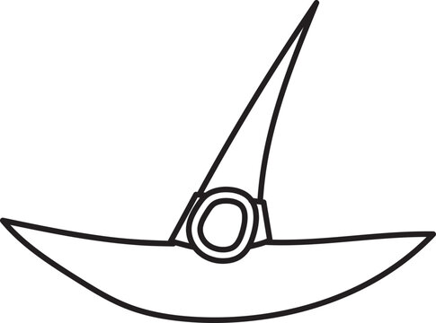 recommend clip art: Halloween witch hat, clipart