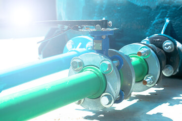 industrial water pipes pvc section