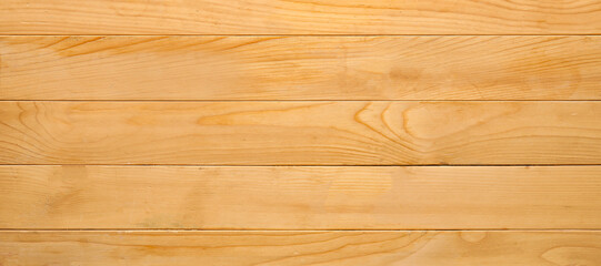 Fototapeta premium Natural wooden texture, closeup. Banner for design