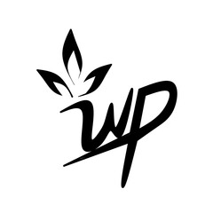 Gambar Letter WP with background putih (free) 