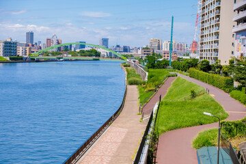 尾久橋からの隅田川(王子方面)