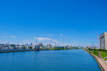 尾久橋からの隅田川(王子方面)