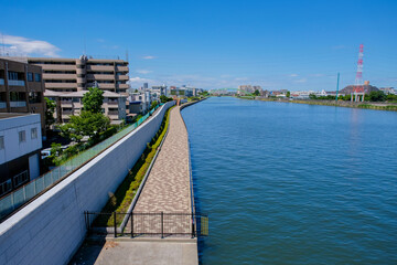 尾久橋からの隅田川(王子方面)