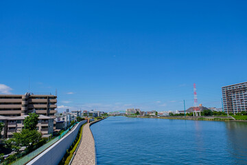 尾久橋からの隅田川(王子方面)