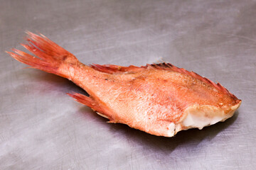 Red sea bass, fresh frozen fish
