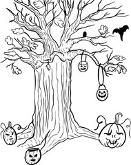 Set Of Halloween Graphics (the sensory tree)