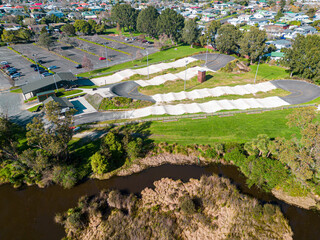 Minogue Park BMX track, in Hamilton New Zealand