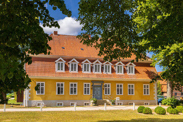 Gut Wotersen castle in Roseburg Schleswig-Holstein in Germany used as movie set for some German movies