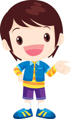 children or kids cartoon character