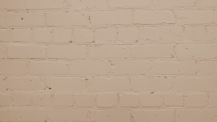 Abstract Clean White Brick Wall Texture Background.  Copy Space. Sepia
