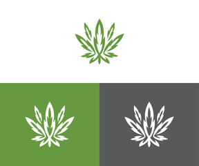 cannabis and CBD logo design