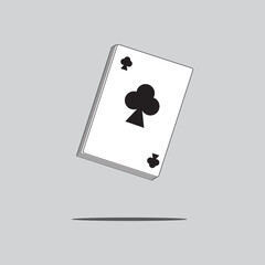 playing cards vector logo icon