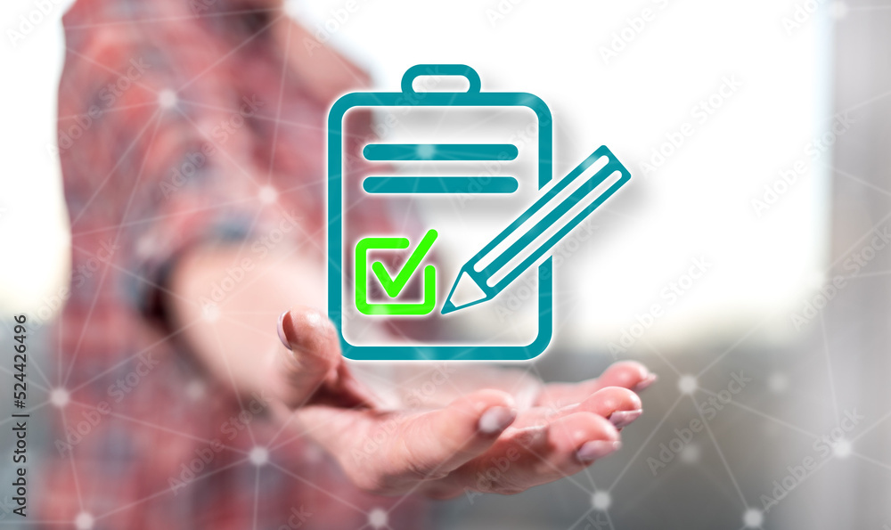 Wall mural concept of document validation