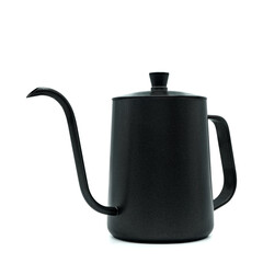 Coffee drip kettle on white background