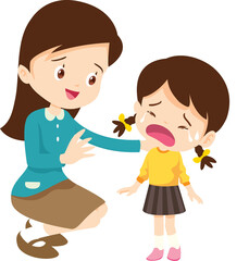 Family character-father mother and children