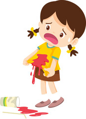 Family character-father mother and children