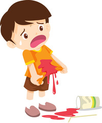 Family character-father mother and children