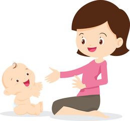 Family character-father mother and children